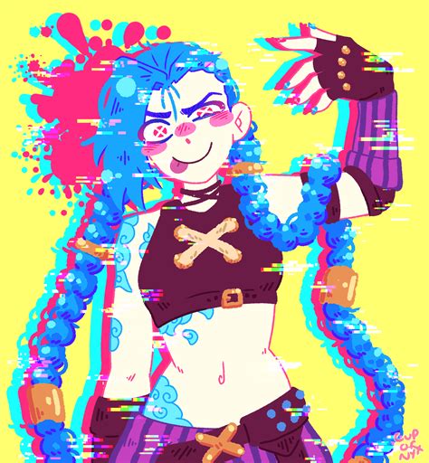 No Spoilers Jinx Fanart By Me Shes So Insane I Love Her 💖 Rarcane