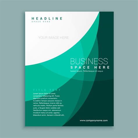 Business Brochure Cover Page Design Template Download