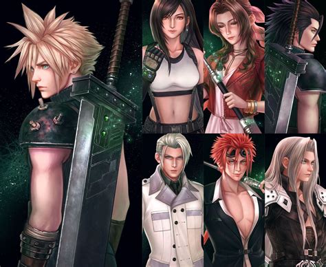 Final Fantasy Vii Remake Ff R Art Print Poster