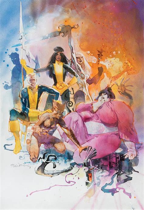 Sold Price Bill Sienkiewicz New Mutants Painting July 6 0116 1