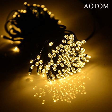 100 Led Solar Lamps Led String Lights Fairy Holiday Christmas Party