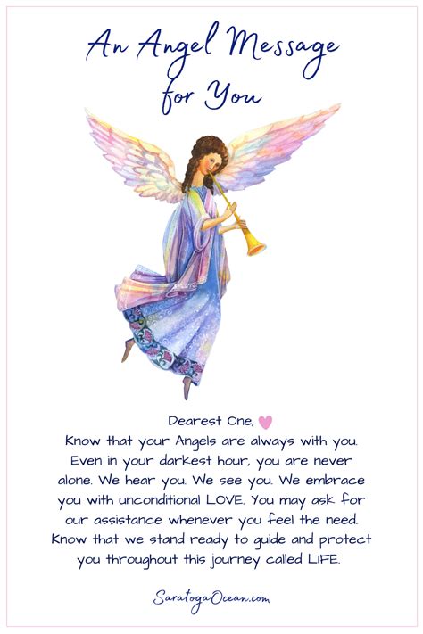 Heres An Angel Message For You Today Connectingwithangels Angel