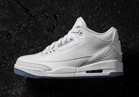 Air Jordan 3 Pure White 136064 111 Release Date Sneaker Bar Detroit