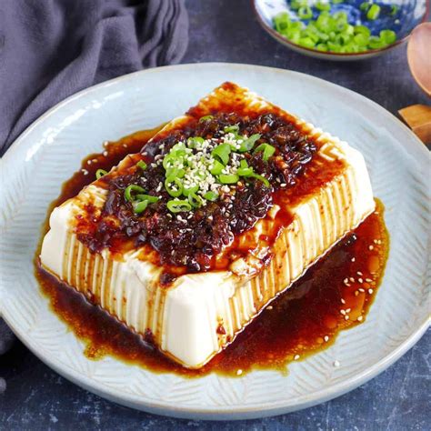 Silken Tofu With Scallions And Soy Dressing Recipe Cart