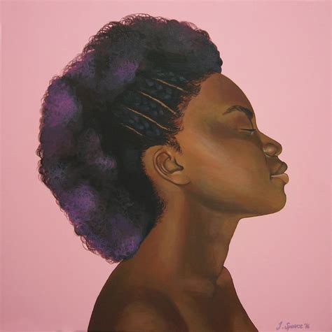 jessica spence examines societal standards of natural hair through latest art series in 2023