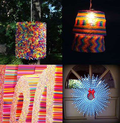 15 Ideas Of How To Recycle Plastic Straws Artistically
