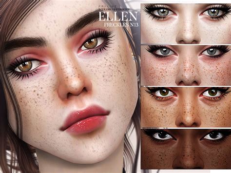 Sims Cc S The Best Face Overlay With Freckles By Wistfulpoltergeist