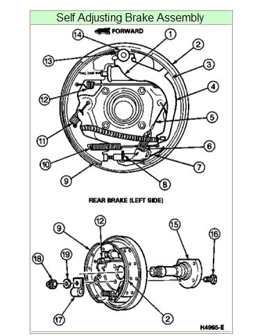 Ford F Drum Brakes Diagram Q A For Rear Brake Assembly