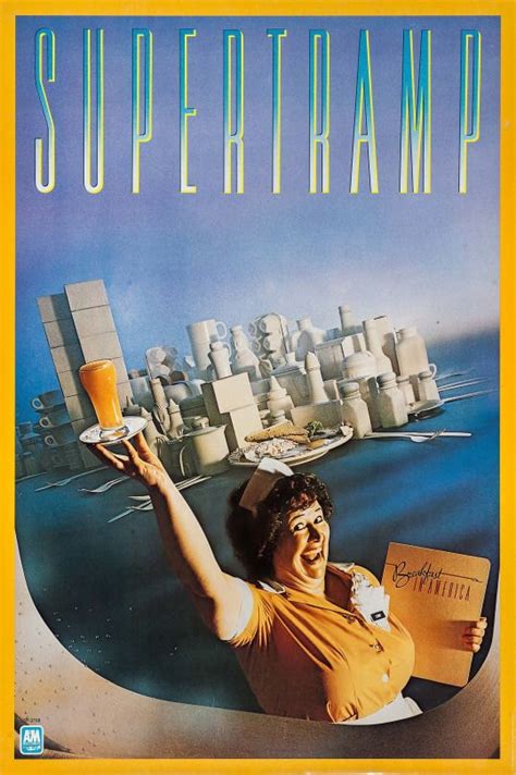 Poster For Supertramp Breakfast In America 1979 Portadas De