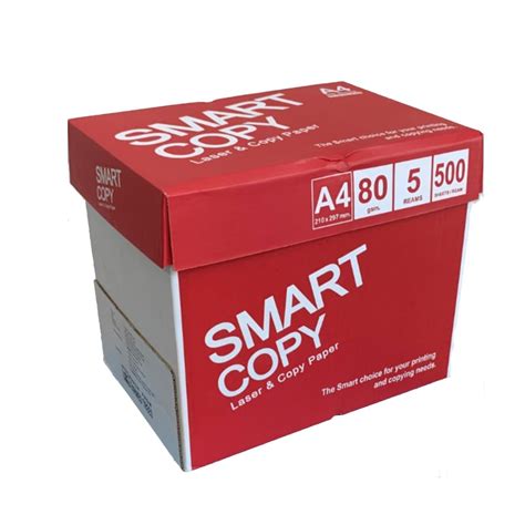 Smart Copy Paper A4 80gsm 500sheetsream White Office Supplies