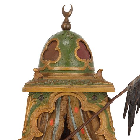 Viennese Cold Painted Bronze Orientalist Lamp By Bergman Mayfair Gallery