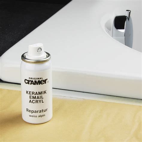 To repair damage to ceramics, stone and tiles. Cramer Sink Bath Shower tray Care Repair Kit ALPINE WHITE ...