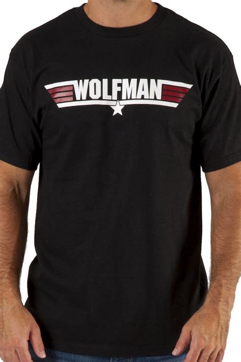 Call Name Wolfman Top Gun T Shirt Top Gun Mens T Shirt