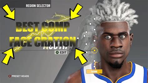 New Best Comp Face Creation Tutorial In Nba 2k20 Look Like A Try