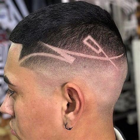 Eotrembb Tatuagens De Cabelo Desenho De Cabelo Masculino Listras Para Cabelo