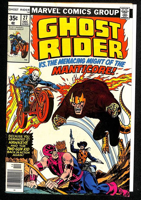 Ghost Rider 27 1977 Comic Books Bronze Age Marvel Ghost Rider