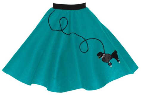 1950s Poodle Skirt For Girls Retro Felt Skirt Childrens Costume For