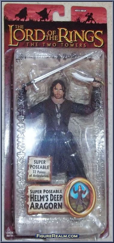 Aragorn Helms Deep Super Poseable Lord Of The Rings Trilogy