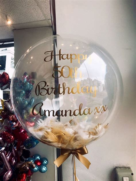 Personalised Balloon Decal Custom Party Balloon Decals Etsy