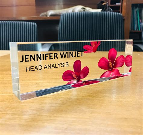 Ooclas Personalized Name Plate For Desk Desk Name Plates Custom