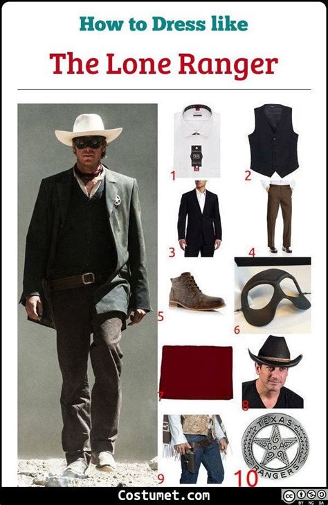 The Lone Ranger Costume For Cosplay And Halloween 2021 Lone Ranger