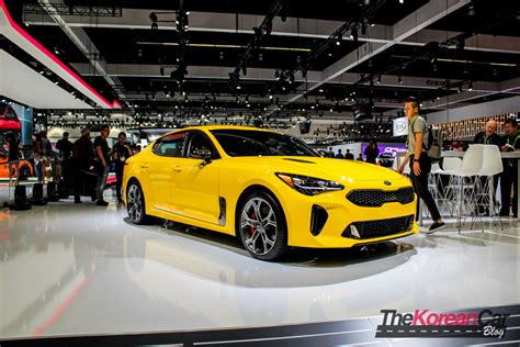 2018 Kia Stinger Sunset Yellow Limited Edition Korean Car Blog