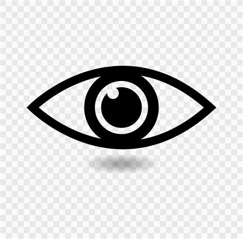 Eye Icon Symbol Sign Isolate On Transparent Backgroundvector