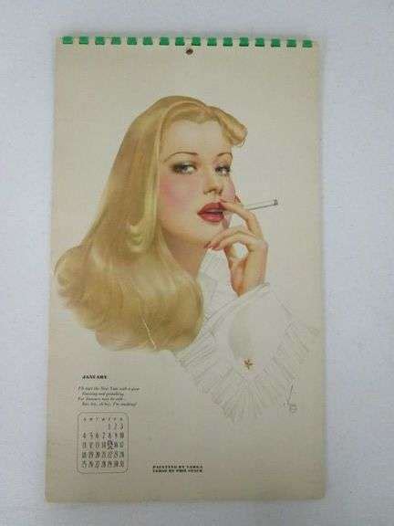 1942 Varga Esquire Pin Up Girl Calendar Oberman Auctions