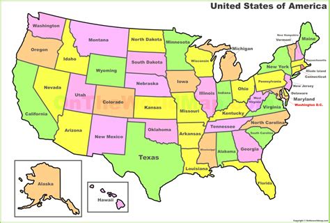 Printable United States Map Sasha Trubetskoy Printable United