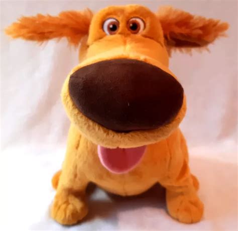 Disney Store 12and Dug Doug Dog Plush From Pixar Movie Up Stuffed