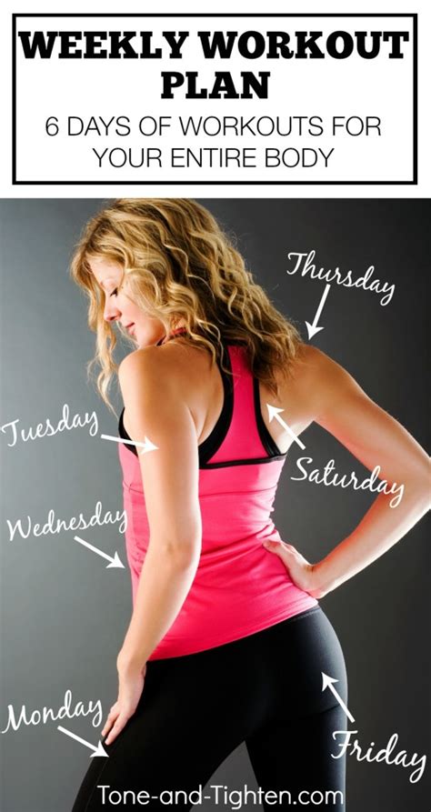 One Week Total Body Workout Plan