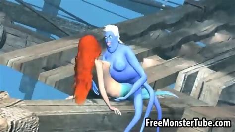 3d Ariel Gets Fucked Hard By Ursula Underwater Eporner