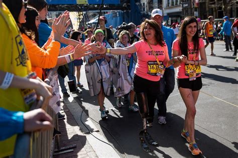 Boston Marathon Returns With Heightened Spirit Security Wsj