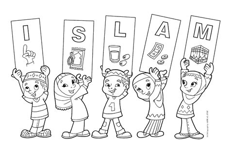 Islamic Coloring Pages Ummie And Me