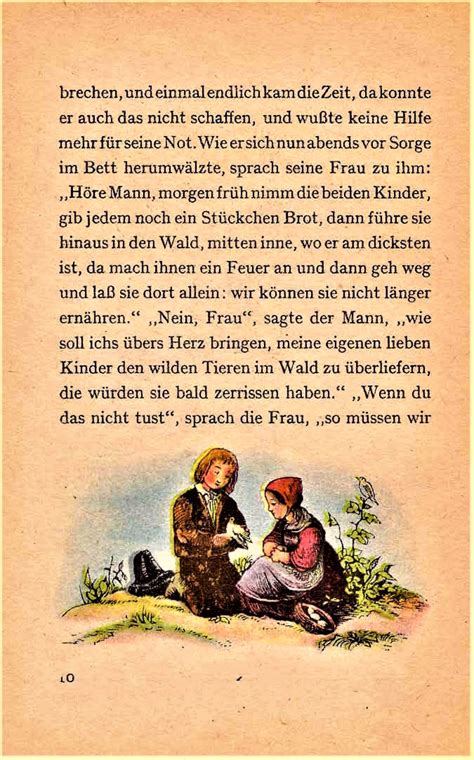 Hänsel Und Gretel Grimm Märchen Mit Illustrationen Von Franz Von Pocci Quelle