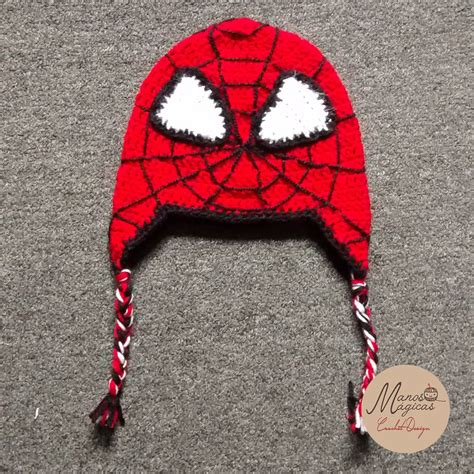 Spiderman Crochet Hat Diy Winter Hats