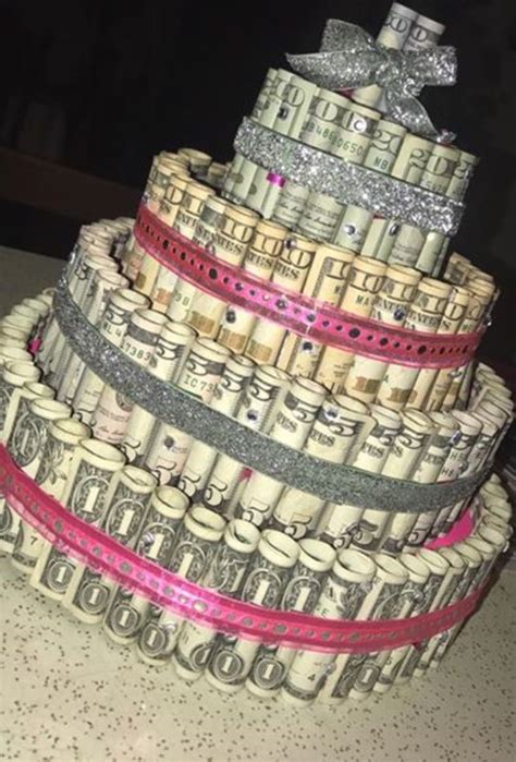 Money Birthday Cake Cash Money Pinterest Birthday Cakes Birthdays And Cake