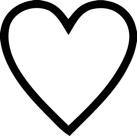 Heart Clip Art Outline Adr Alpujarra