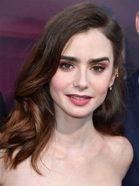 Lily Collins Hair Lily Collins Hairstyle