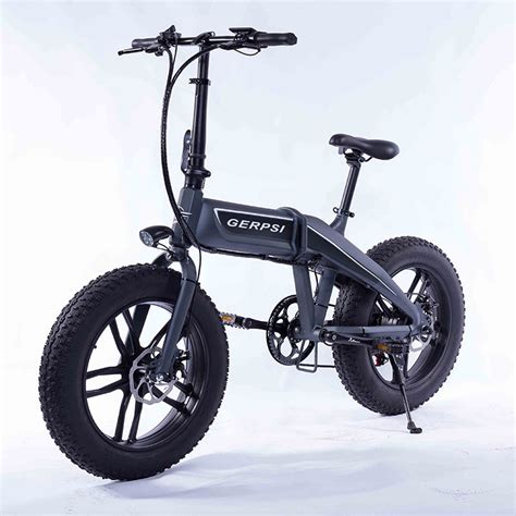 High Speed 20 Inch Electric Bicycle 350w 500w Folding Fat Tire