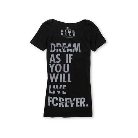 Glamour Kills Girls Live Forever Tomorrow Black Tee Shirt At Zumiez