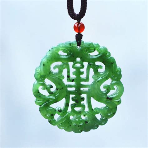Drop Shipping 100 Natural HETIAN Nephrite Carved Chinese Dragon