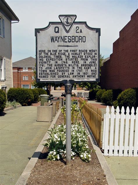 Waynesboro Virginia Historical Marker 01 A Photo On Flickriver