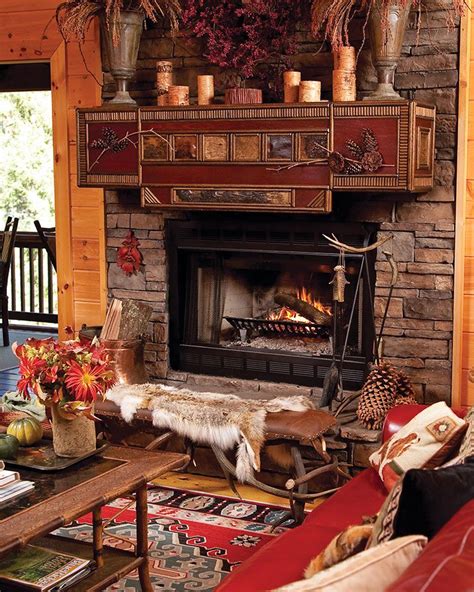 Seasonal Settings Cabin Chic Cabin Chic Cabin Style Cozy Cabin