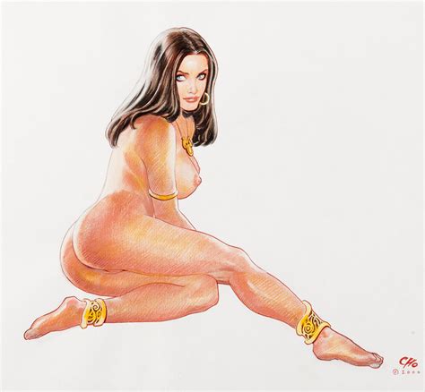 Dejah Thoris Nude By Frank Cho 2000 Scrolller
