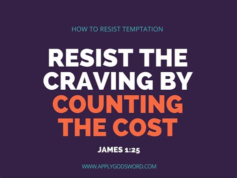 How To Resist Temptation James 125