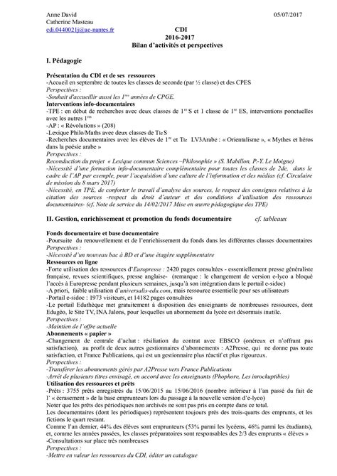 Calaméo Rapport Dactivités 2016 2017 2