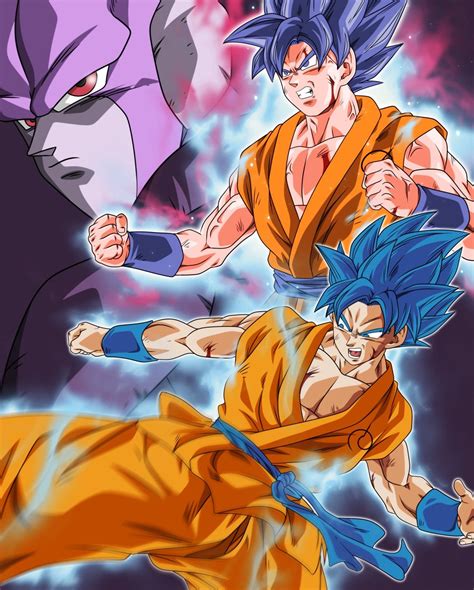 Goku Ssj Bluekaioken Vs Hit In 2021 Anime Dragon Ball Dragon Ball