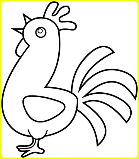 25 Contoh Urutan Gambar Sketsa Ayam Terbaru Postsid