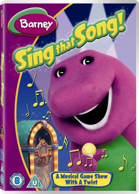 Barney Can You Sing That Song Dvd Zavvi Uk